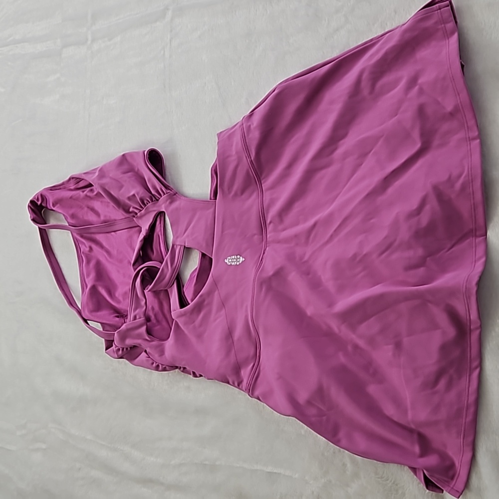 Free People Movement Transcend Limits Skortsie Floral Crocus $108 MSRP - Picture 9 of 10